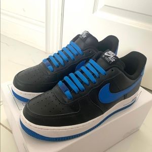 Nike Air Force 1 Black/Blue
